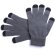 Guantes Tellar acrílico táctiles unisex gris negro