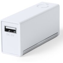 Power bank alto con soporte personalizado blanco Power bank alto con soporte personalizado blanco