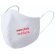 Mascarilla Solidaria personalizada Sonrisa Medica Blanco castellano detalle 1