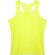 Camiseta técnica sin mangas unisex 135 gr amarillo fluorescente barata