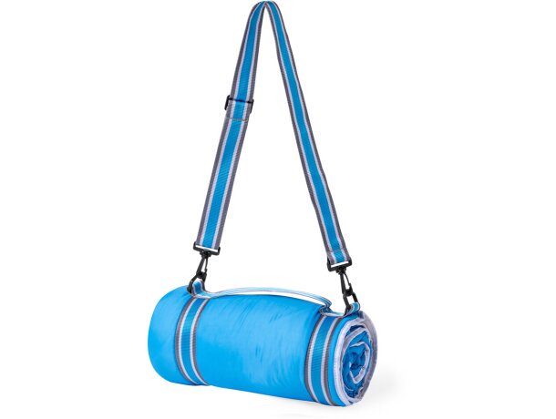 Manta picnic Zoran polar fleece 190 g/m² con cinta transporte detalle 2