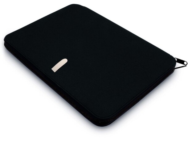 Portafolios con bloc y bolsillo interior grabada