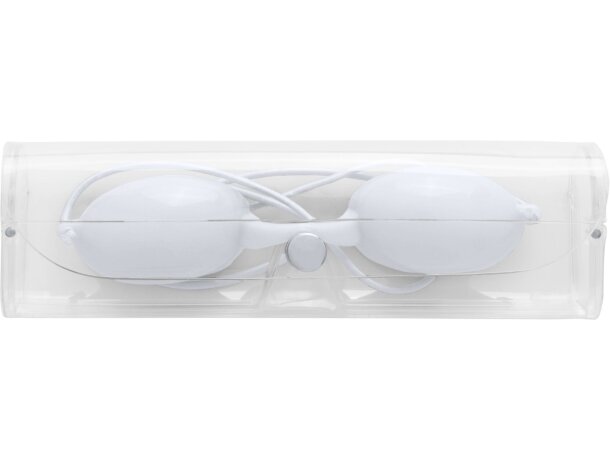 Protector para ojos de silicona adorix blanco