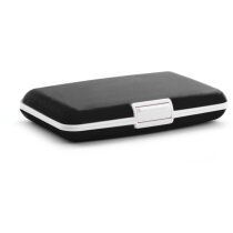 Tarjetero de plastico y silicona personalizado negro Tarjetero de plastico y silicona personalizado negro