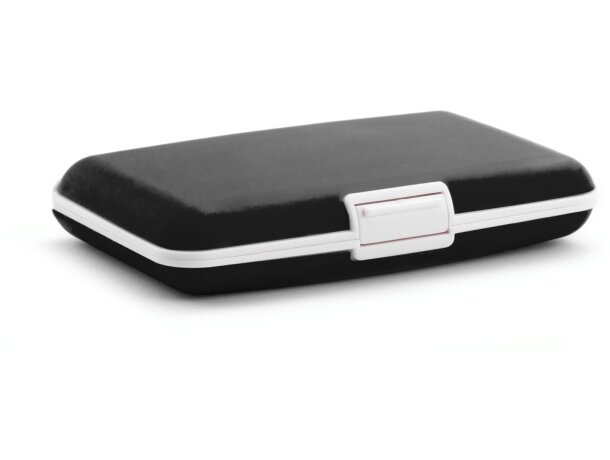 Tarjetero de plastico y silicona personalizado negro Tarjetero de plastico y silicona personalizado negro