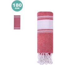 Pareo toalla con flecos trenzados estilo bohemio