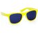Gafas de sol personalizado clásicas en amplia gama de colores personalizada amarilla