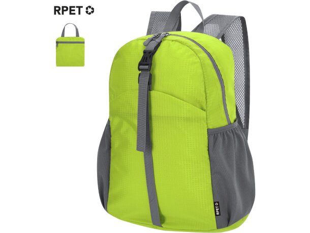 Mochila plegable Chermel en Ripstop RPET 210D con asa detalle 1