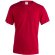 Camiseta adulto keya organic color rojo