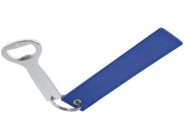 Llavero abridor Kudot aluminio reciclado con costuras a juego detalle 1