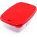Fiambrera con capacidad 1000 ml personalizada roja