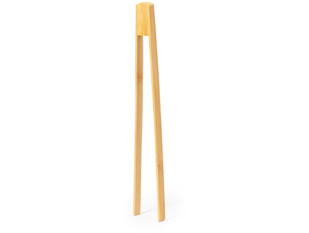 Pinza para cocinar de bambú para alimentos detalle 2
