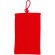 Funda de microfibra roja grabada