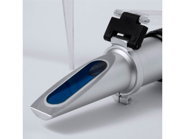 Refractómetro Jekux medidor Brix portátil con estuche detalle 3
