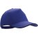 Gorra sencilla con visera curbada azul
