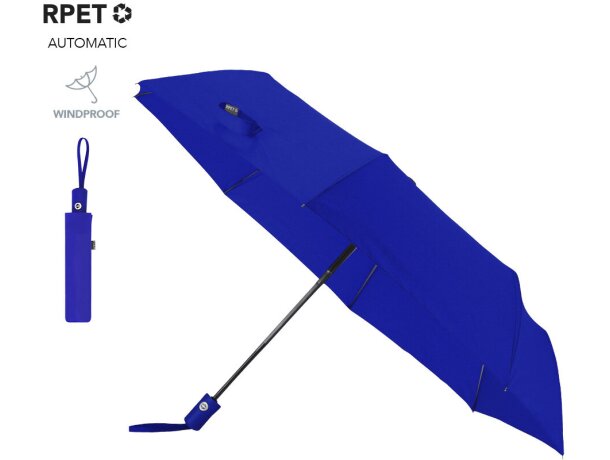 Paraguas automático Santana RPET con sistema antiviento detalle 1