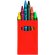 Caja de ceras personalizado en varios colores barata roja