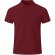 Polo adulto color Charles algodón ring spun piqué 180 g/m² Granate