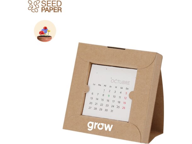 Calendario sobremesa semilla Krily detalle 1