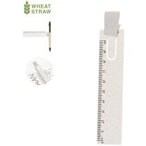 Regla marcapáginas Loiza de caña de trigo