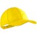 Gorra Rittel con 6 paneles en algodón liso amarillo