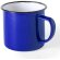 Taza metalica modelo Wilem de colores azul