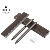 Bolígrafos con estuches para empresas Proston hechos de fibra de café