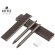 Set bolígrafo eco fibra de café tinta azul Proston detalle 1