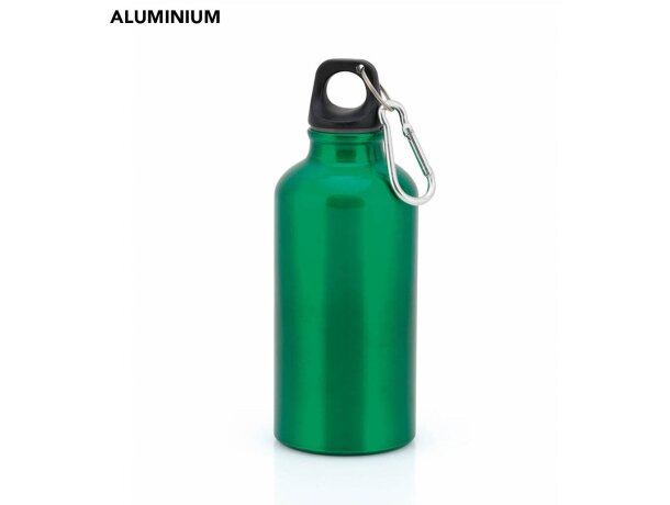 Bidón Mento de aluminio con mosquetón 400 ml