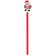 Lápiz de madera navideño Rojo