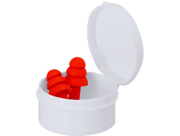 Tapones de silicona Dedly con estuche para viaje y descanso detalle 2