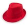 Sombrero Likos para fiestas ala corta rojo