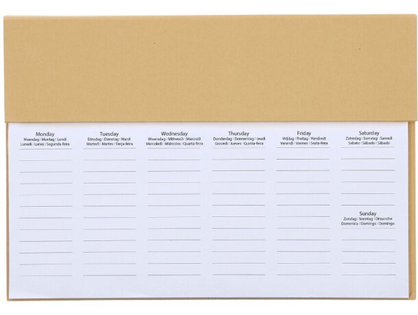 Planificador semanal Isan detalle 3