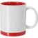 Taza cerámica Rayar sublimación 350ml personalizable Rojo