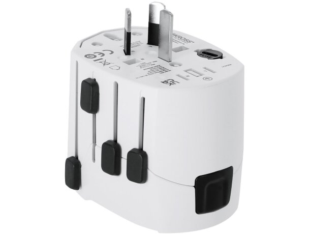 Adaptador viaje universal Skross Pro 3-Pole multirregión detalle 2