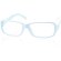 Gafas sin cristal en varios colores personalizada blanca
