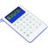 Calculadora juvenil personalizada azul