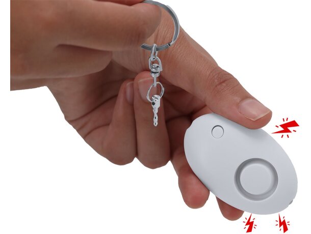 Alarma personal Lyra con linterna LED y activación rápida detalle 4