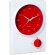 Reloj de sobremesa con temporizador rojo