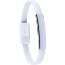 Pulsera cargador micro USB blanca Pulsera cargador micro USB blanca