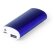 Batería portátil en aluminio con led de 4000 mah Azul