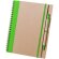 Libreta de cartón ecológico con goma verde