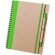 Libreta de cartón ecológico con goma Verde