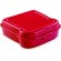 Fiambrera con forma para sandwich personalizada roja