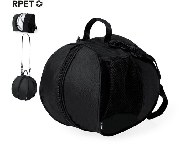 Bolsa para balones con cremallera poliéster rPET detalle 1