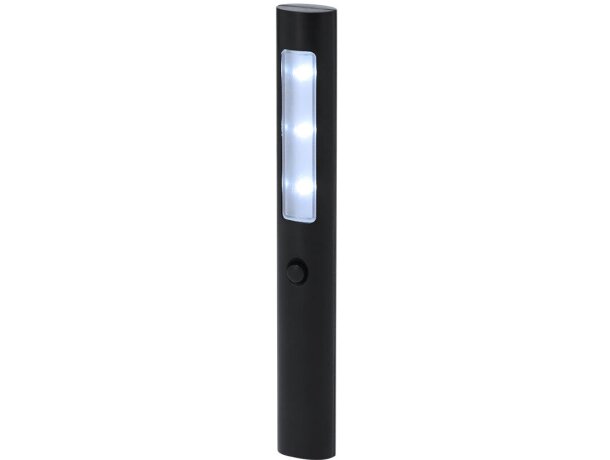 Linterna magnética Afrik con 3 LEDs en ABS negro detalle 3