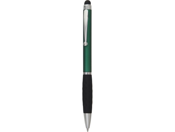 Bolígrafo personalizado puntero táctil Sagur personalizado verde