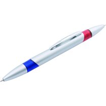 Bolígrafo bicolor en dos tintas grabado Bolígrafo bicolor en dos tintas grabado