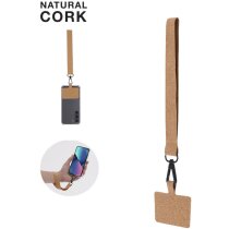 Pulsera soporte Naomix en corcho natural