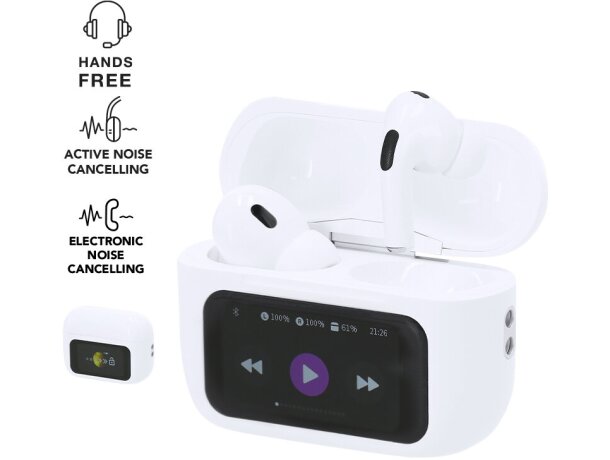 Auriculares Kardax con Bluetooth 5.2 y cancelación de ruido detalle 1